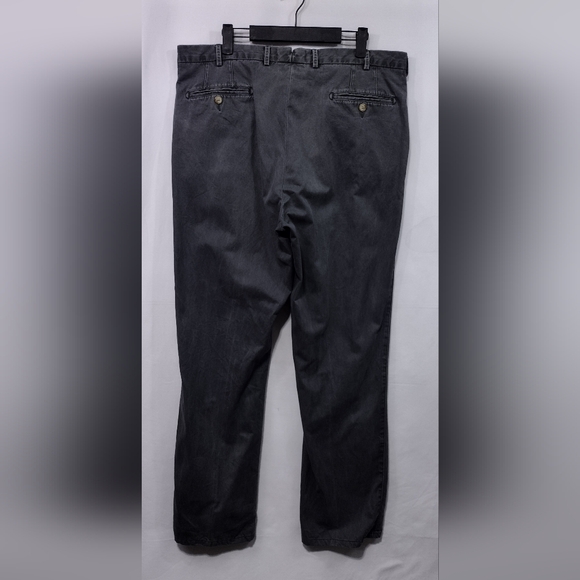 Vintage Peter Millar Pima Cotton Pants Mens 36 Gray Casual Comfy Retro 90s Y2K - Picture 5 of 7